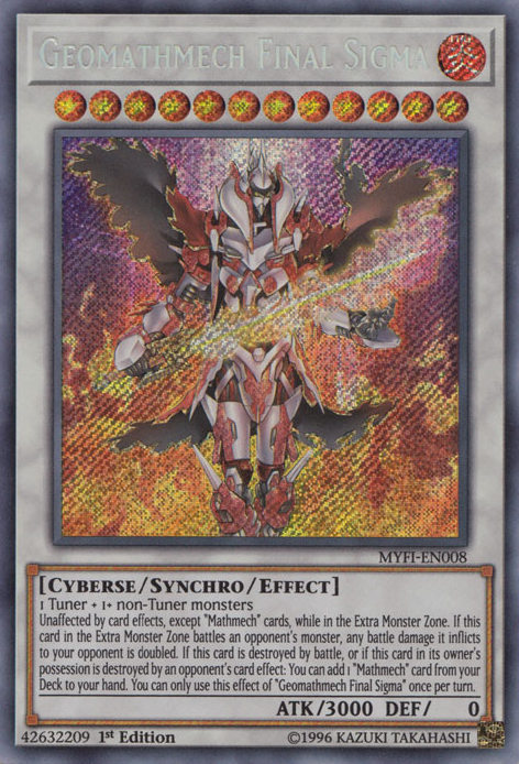 Geomathmech Final Sigma [MYFI-EN008] Secret Rare | Tables and Towers