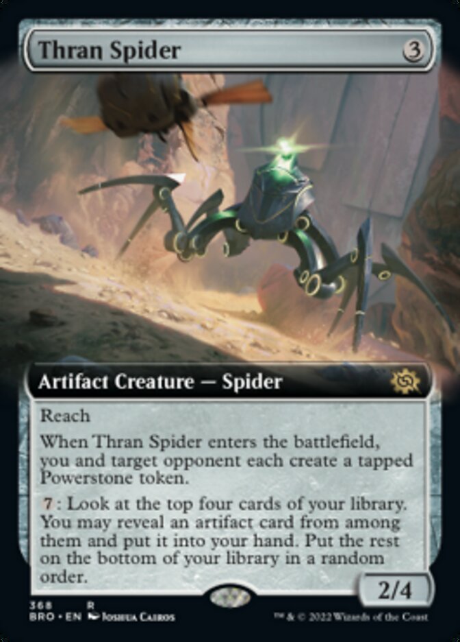 Thran Spider (Extended Art) [The Brothers' War] | Tables and Towers