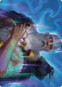 Alrund, God of the Cosmos Art Card [Kaldheim Art Series] | Tables and Towers