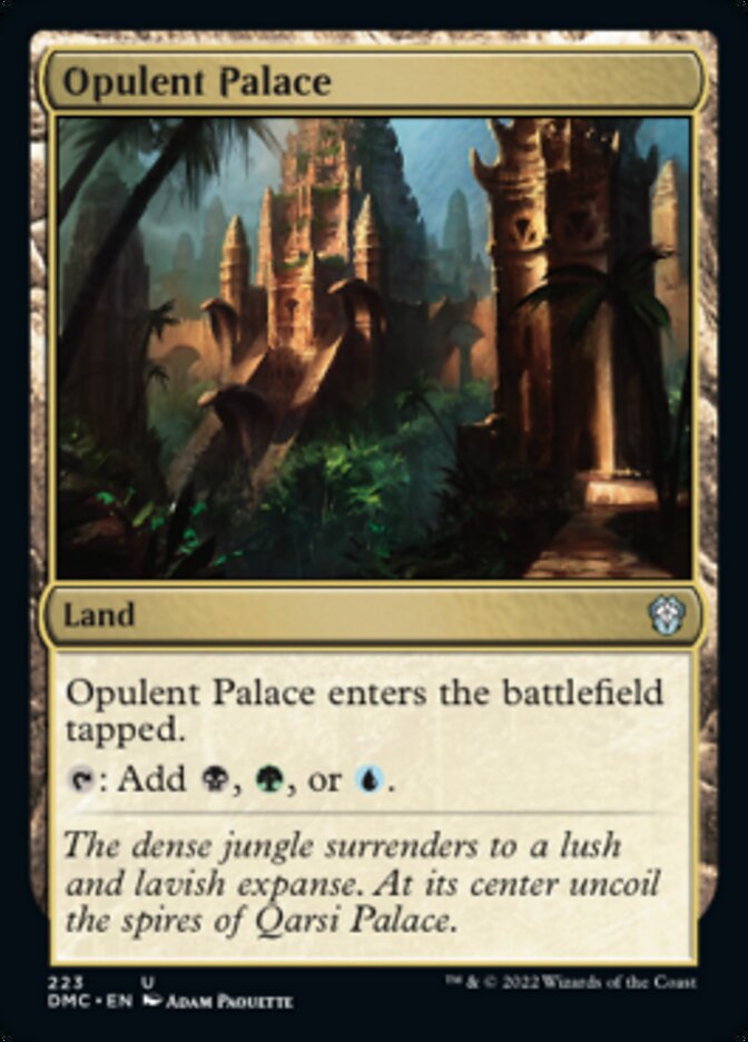 Opulent Palace [Dominaria United Commander] | Tables and Towers