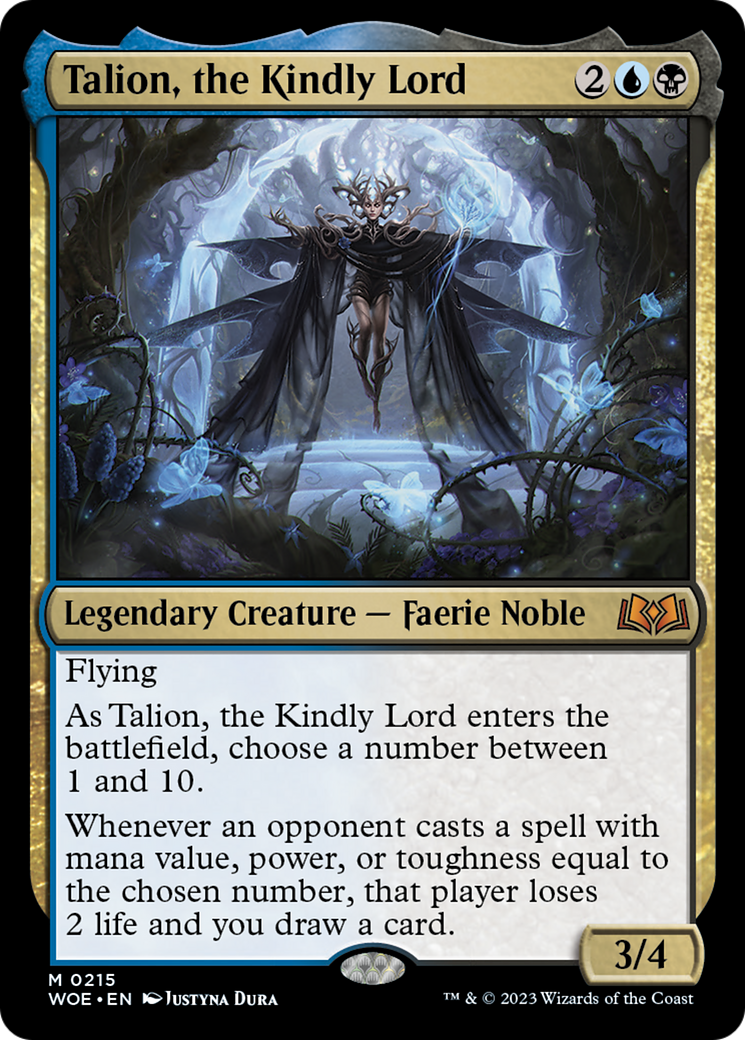 Talion, the Kindly Lord [Wilds of Eldraine] | Tables and Towers