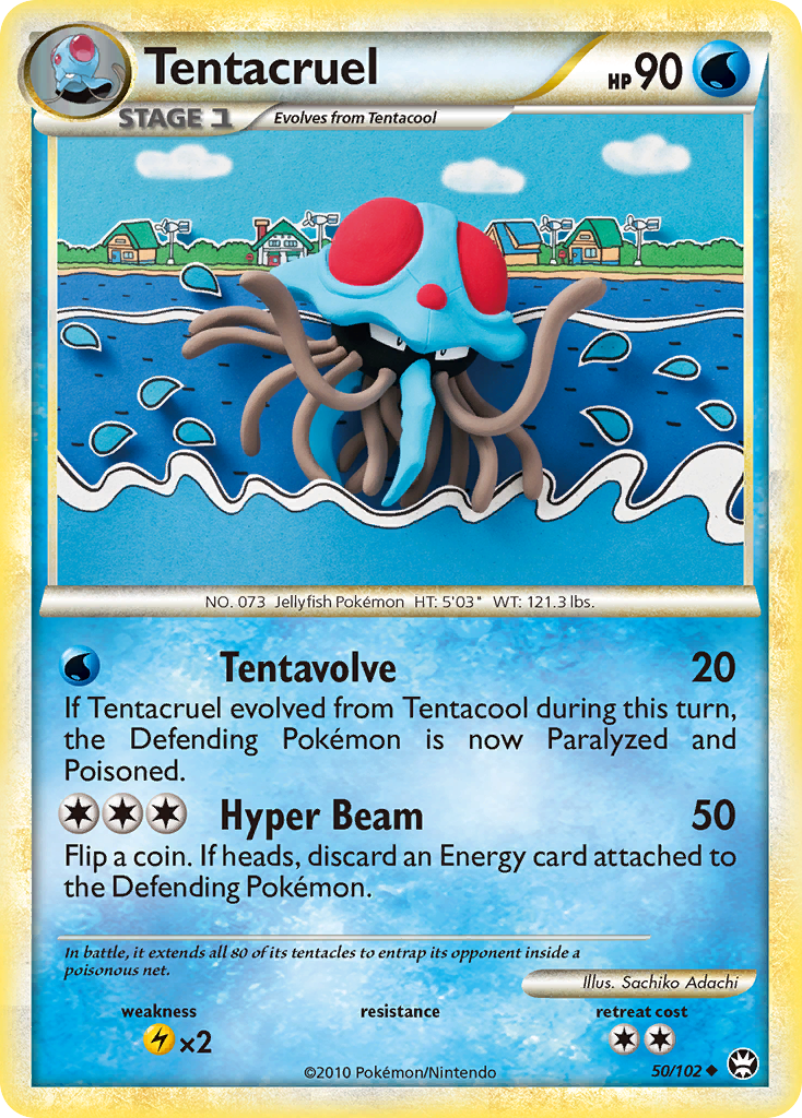 Tentacruel (50/102) [HeartGold & SoulSilver: Triumphant] | Tables and Towers