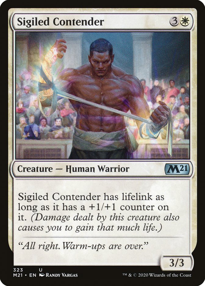 Sigiled Contender [Core Set 2021] | Tables and Towers