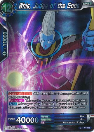 Whis, Judge of the Gods (BT1-043) [Galactic Battle] | Tables and Towers