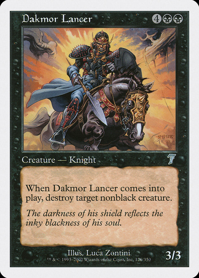 Dakmor Lancer [Seventh Edition] | Tables and Towers