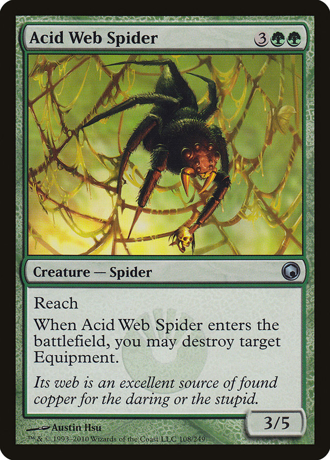 Acid Web Spider [Scars of Mirrodin] | Tables and Towers