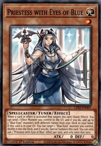 Priestess with Eyes of Blue [LDS2-EN007] Common | Tables and Towers