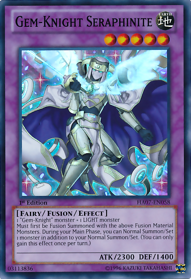 Gem-Knight Seraphinite [HA07-EN058] Super Rare | Tables and Towers