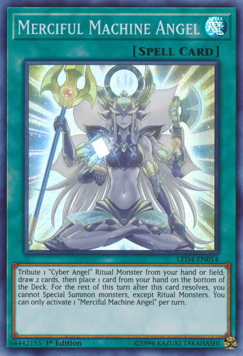 Merciful Machine Angel [LED4-EN014] Super Rare | Tables and Towers