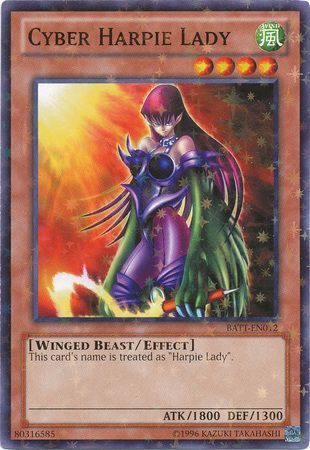 Cyber Harpie Lady [BATT-EN012] Starfoil Rare | Tables and Towers