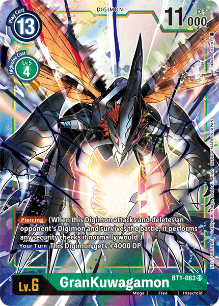 GranKuwagamon [BT1-083] (Alternate Art) [Release Special Booster Ver.1.5] | Tables and Towers