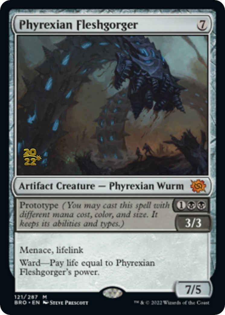 Phyrexian Fleshgorger [The Brothers' War Prerelease Promos] | Tables and Towers