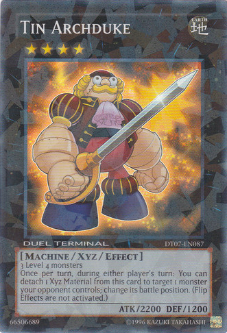 Tin Archduke [DT07-EN087] Super Rare | Tables and Towers