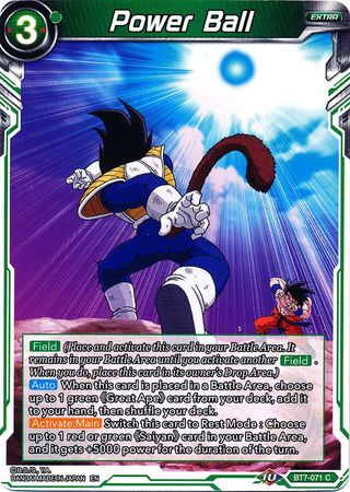 Power Ball (BT7-071) [Assault of the Saiyans] | Tables and Towers