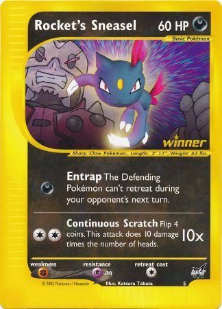 Rocket's Sneasel (5) (Jumbo Card) [Best of Promos] | Tables and Towers