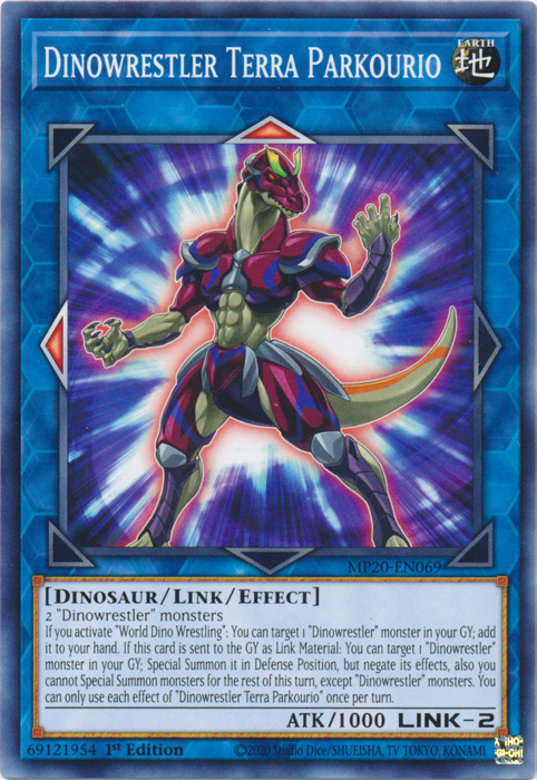 Dinowrestler Terra Parkourio [MP20-EN069] Common | Tables and Towers