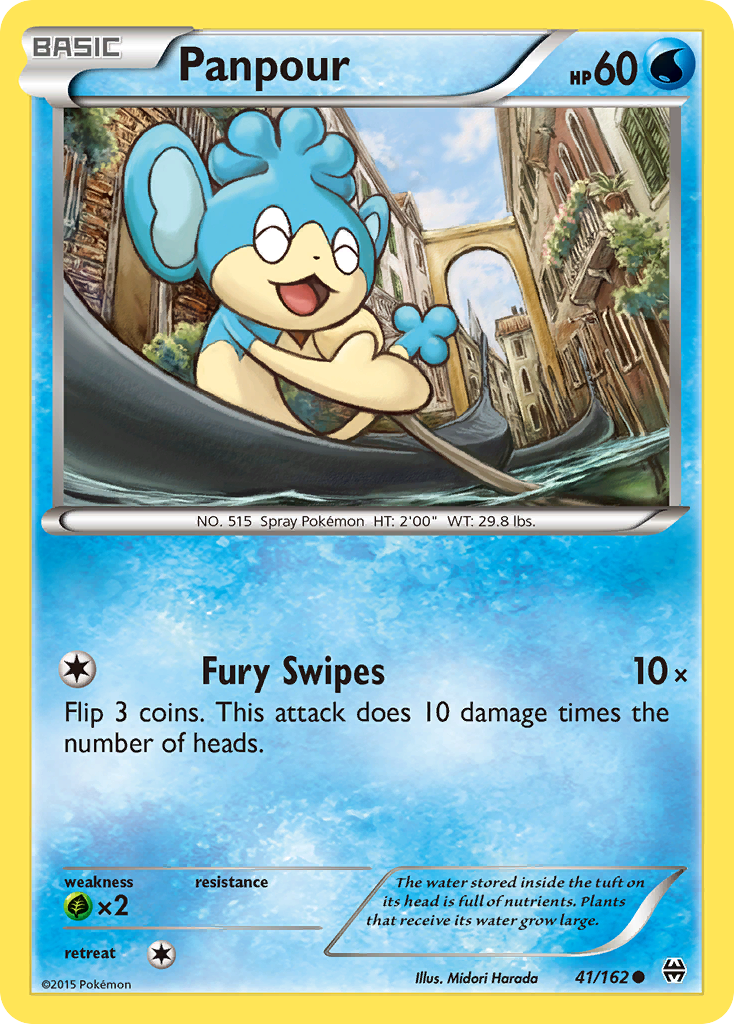 Panpour (41/162) [XY: BREAKthrough] | Tables and Towers