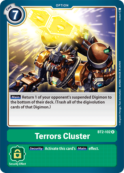 Terrors Cluster [BT2-102] [Release Special Booster Ver.1.0] | Tables and Towers