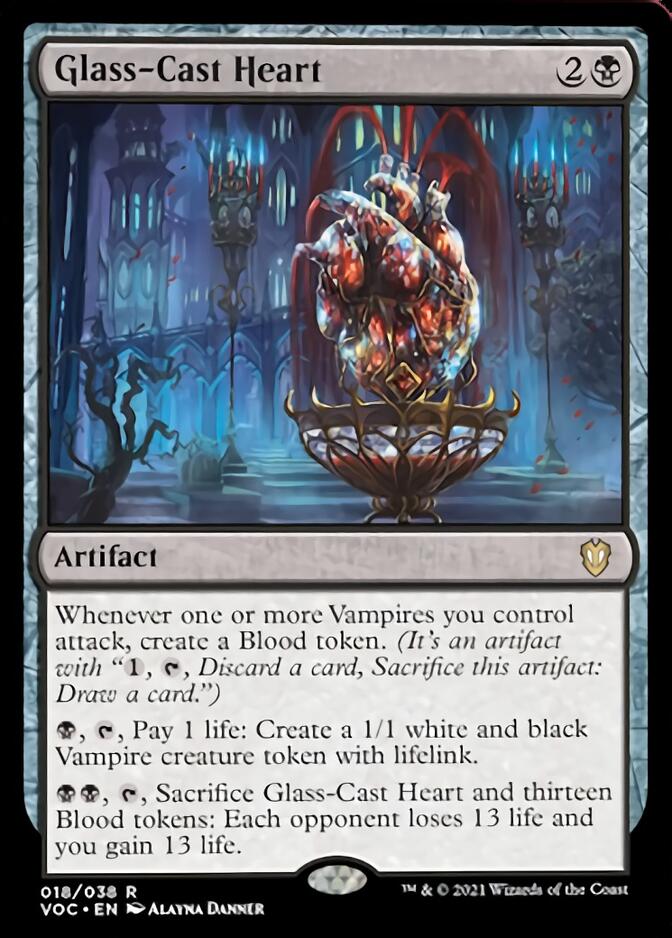 Glass-Cast Heart [Innistrad: Crimson Vow Commander] | Tables and Towers