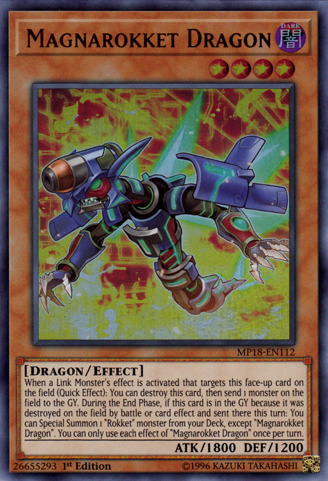 Magnarokket Dragon [MP18-EN112] Ultra Rare | Tables and Towers