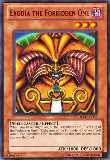 Exodia the Forbidden One (Red) [DL11-EN006] Rare | Tables and Towers