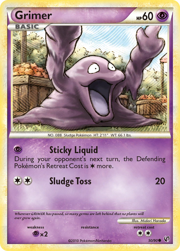 Grimer (50/90) [HeartGold & SoulSilver: Undaunted] | Tables and Towers