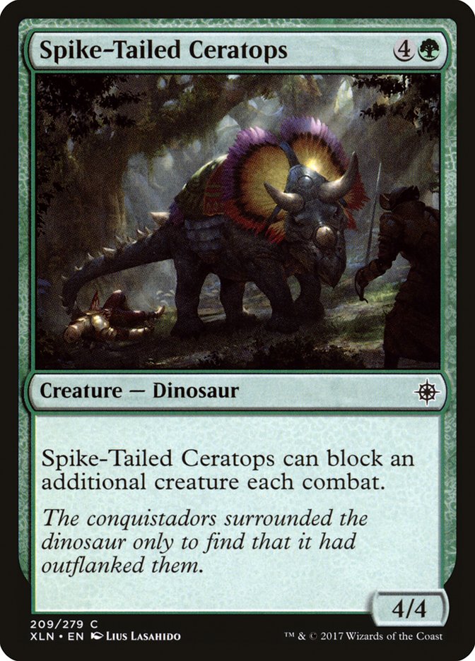 Spike-Tailed Ceratops [Ixalan] | Tables and Towers