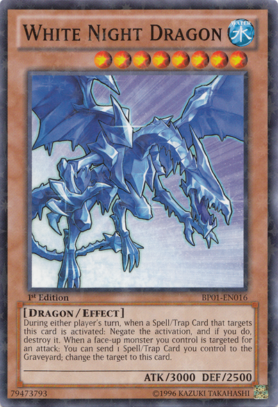 White Night Dragon [BP01-EN016] Starfoil Rare | Tables and Towers