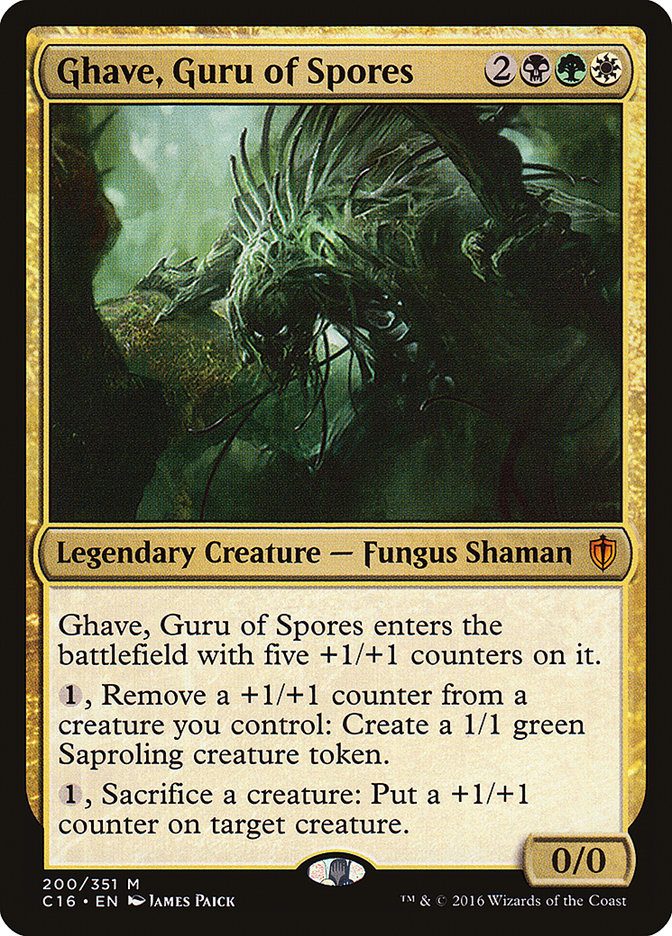 Ghave, Guru of Spores [Commander 2016] | Tables and Towers