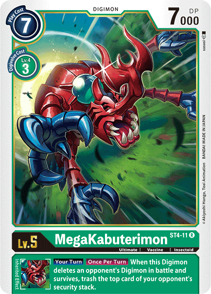 MegaKabuterimon [ST4-11] [Starter Deck: Giga Green] | Tables and Towers