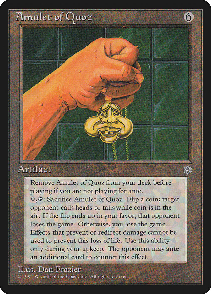 Amulet of Quoz [Ice Age] | Tables and Towers