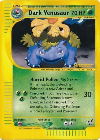 Dark Venusaur (7) (Jumbo Card) [Best of Promos] | Tables and Towers