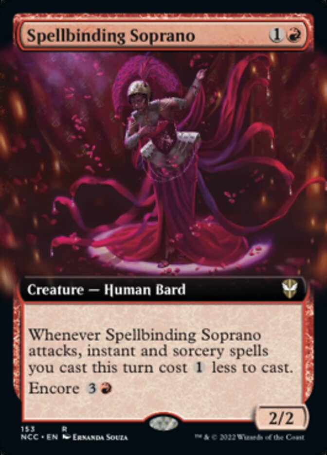 Spellbinding Soprano (Extended Art) [Streets of New Capenna Commander] | Tables and Towers