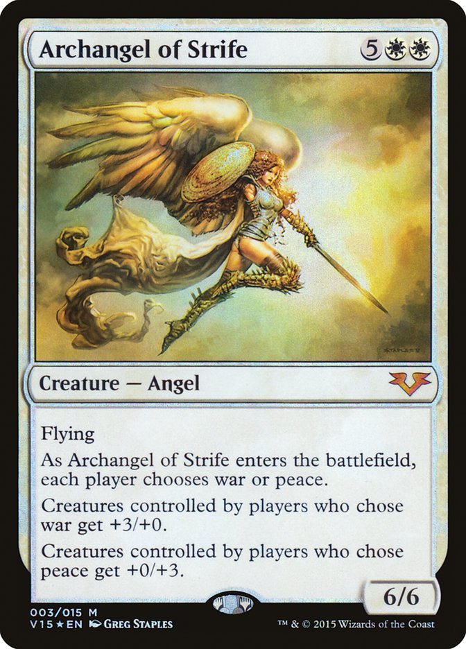 Archangel of Strife [From the Vault: Angels] | Tables and Towers