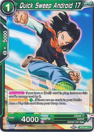 Quick Sweep Android 17 (BT9-045) [Universal Onslaught] | Tables and Towers