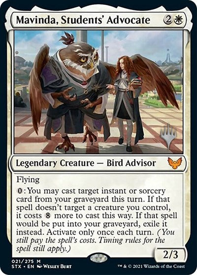 Mavinda, Students' Advocate (Promo Pack) [Strixhaven: School of Mages Promos] | Tables and Towers