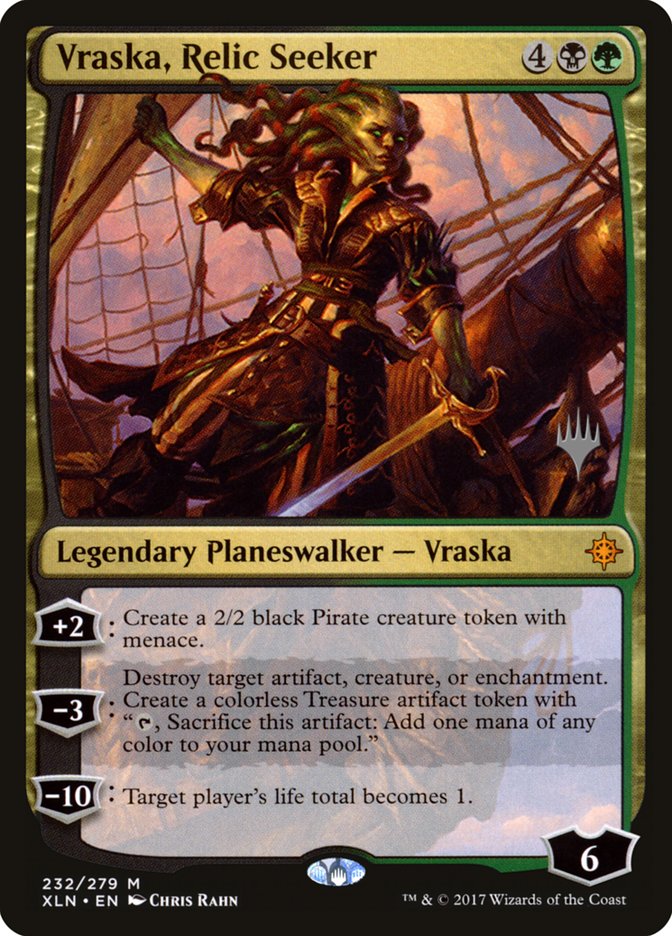 Vraska, Relic Seeker (Promo Pack) [Ixalan Promos] | Tables and Towers