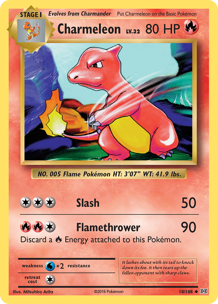 Charmeleon (10/108) [XY: Evolutions] | Tables and Towers