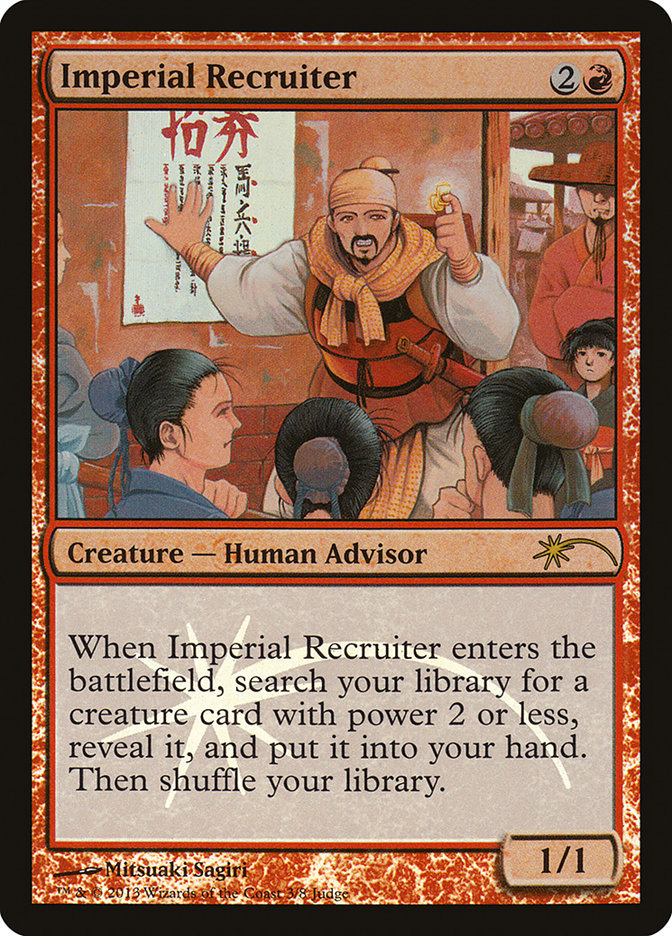 Imperial Recruiter [Judge Gift Cards 2013] | Tables and Towers