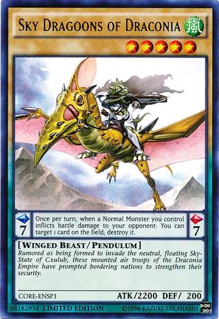 Sky Dragoons of Draconia [CORE-ENSP1] Ultra Rare | Tables and Towers