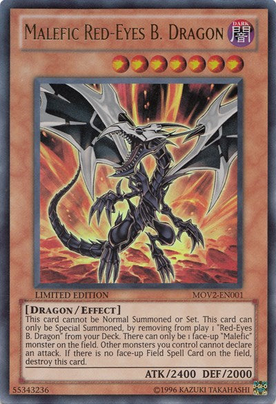 Malefic Red-Eyes B. Dragon [MOV2-EN001] Ultra Rare | Tables and Towers