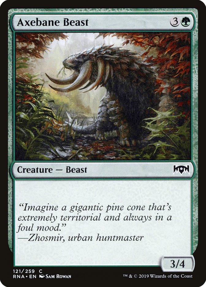 Axebane Beast [Ravnica Allegiance] | Tables and Towers