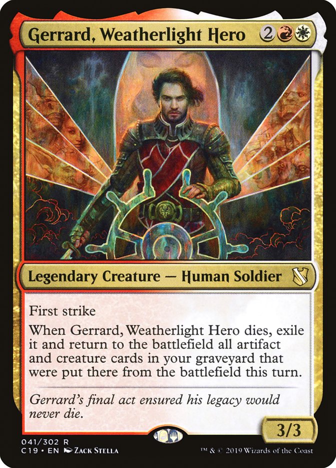 Gerrard, Weatherlight Hero [Commander 2019] | Tables and Towers