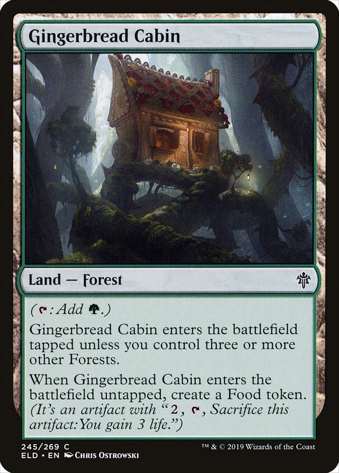 Gingerbread Cabin [Throne of Eldraine] | Tables and Towers