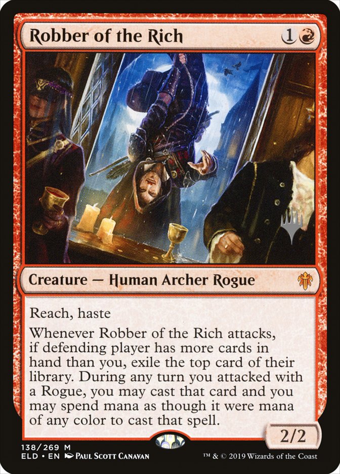 Robber of the Rich (Promo Pack) [Throne of Eldraine Promos] | Tables and Towers