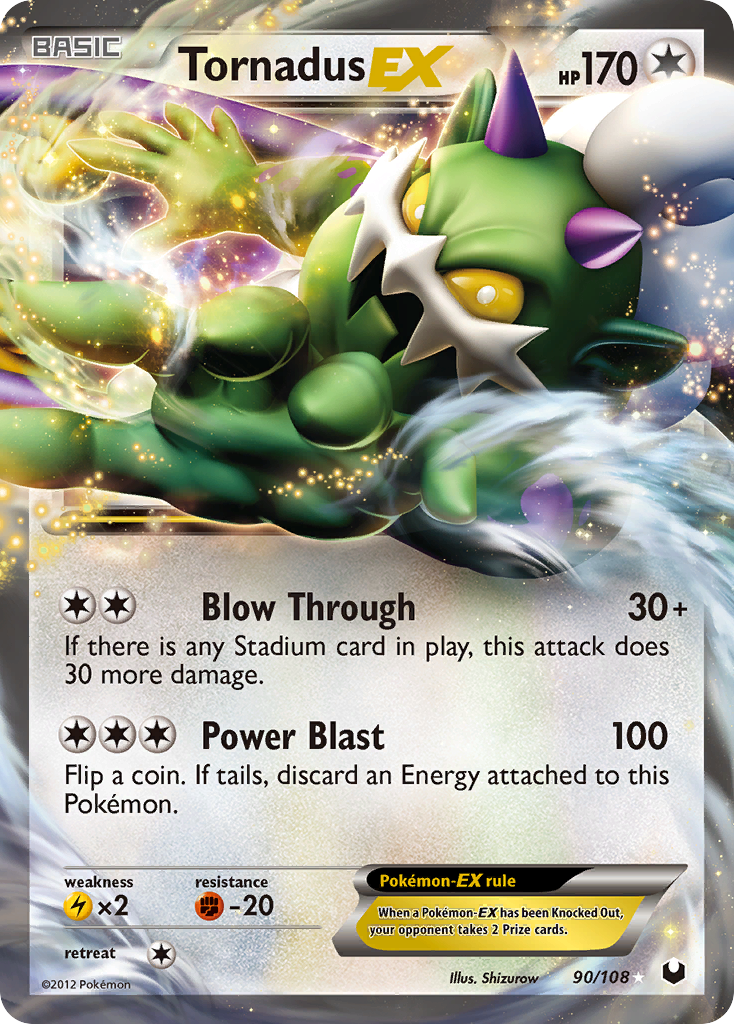 Tornadus EX (90/108) [Black & White: Dark Explorers] | Tables and Towers