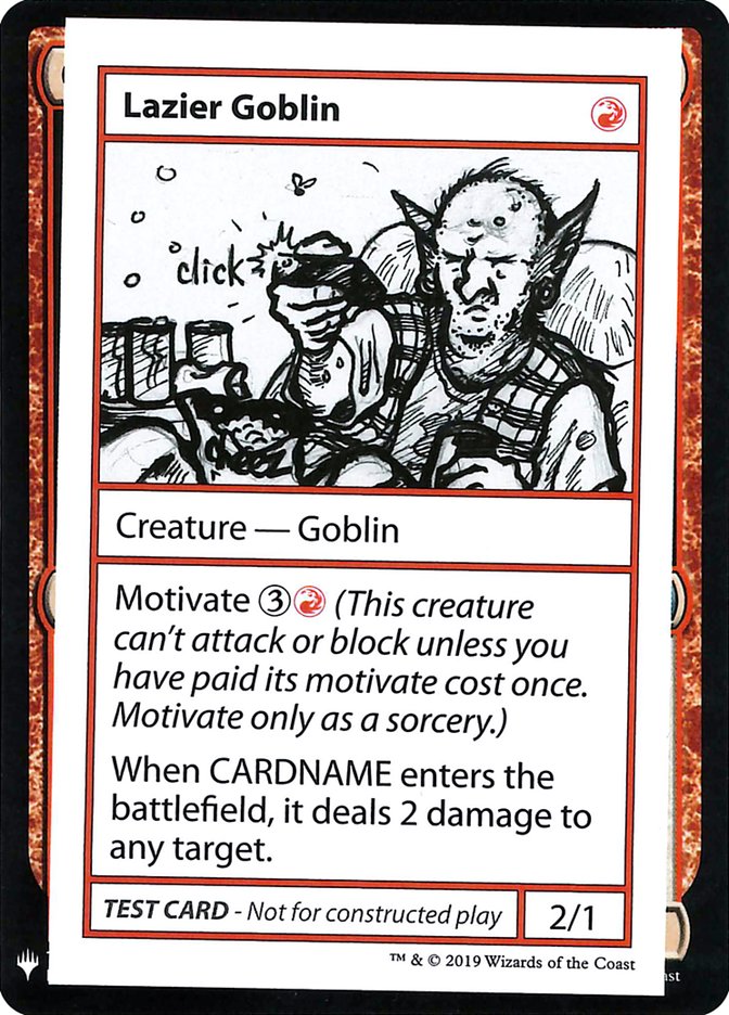 Lazier Goblin [Mystery Booster Playtest Cards] | Tables and Towers