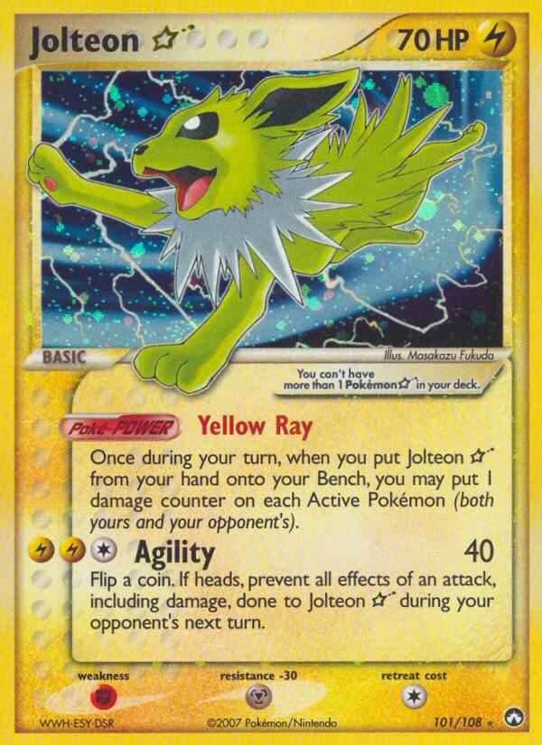 Jolteon Star (101/108) [EX: Power Keepers] | Tables and Towers