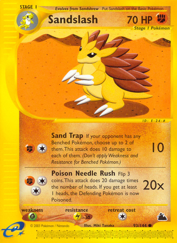 Sandslash (93/144) [Skyridge] | Tables and Towers