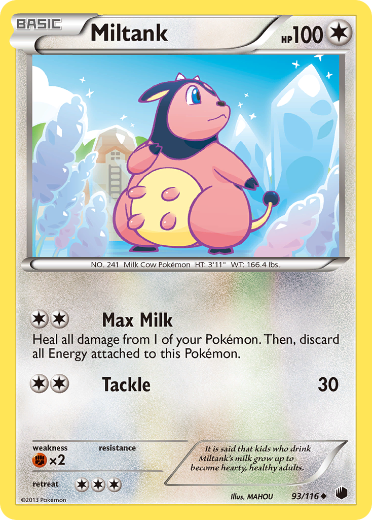 Miltank (93/116) [Black & White: Plasma Freeze] | Tables and Towers